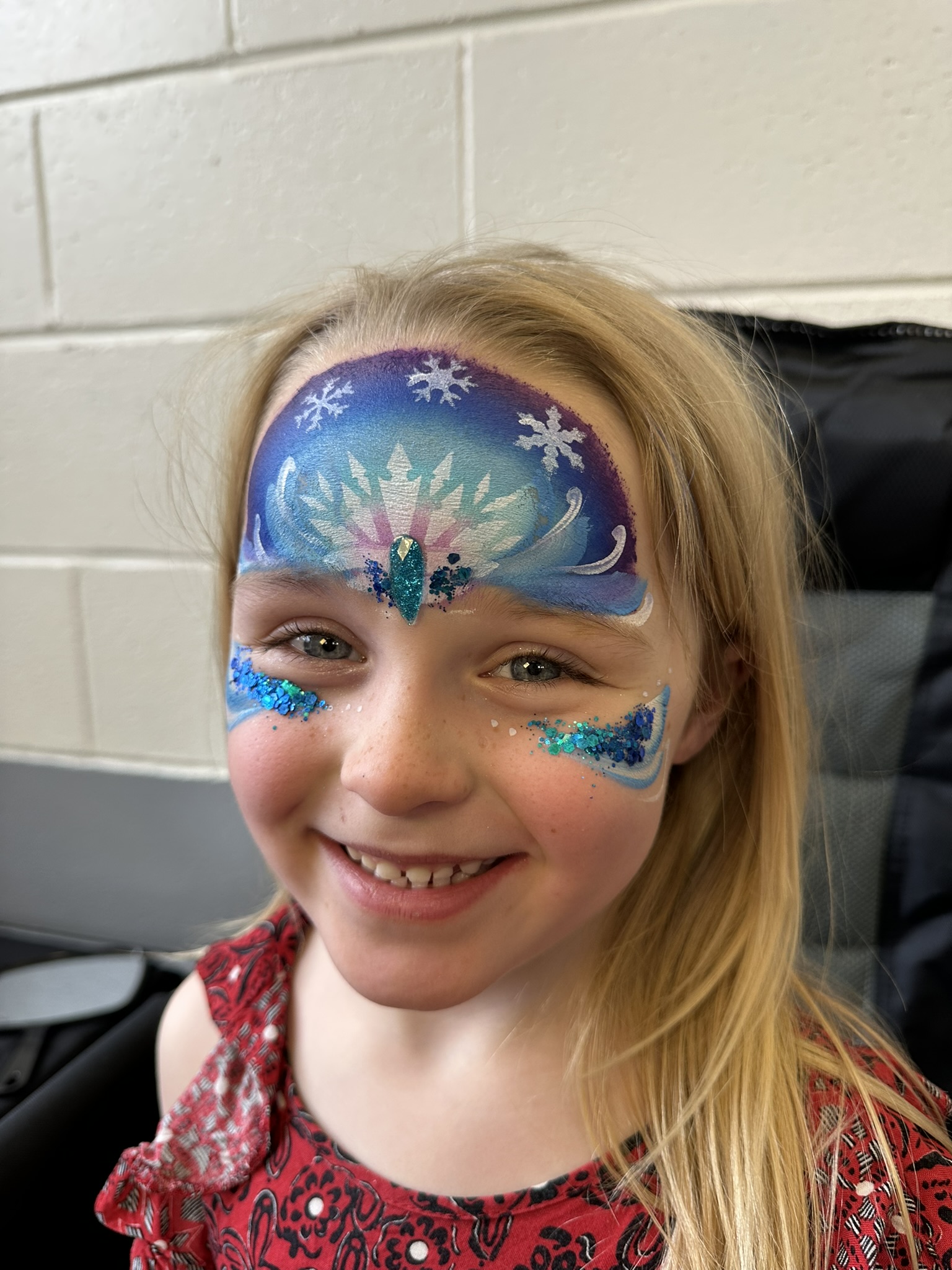 Dazzl face painting work