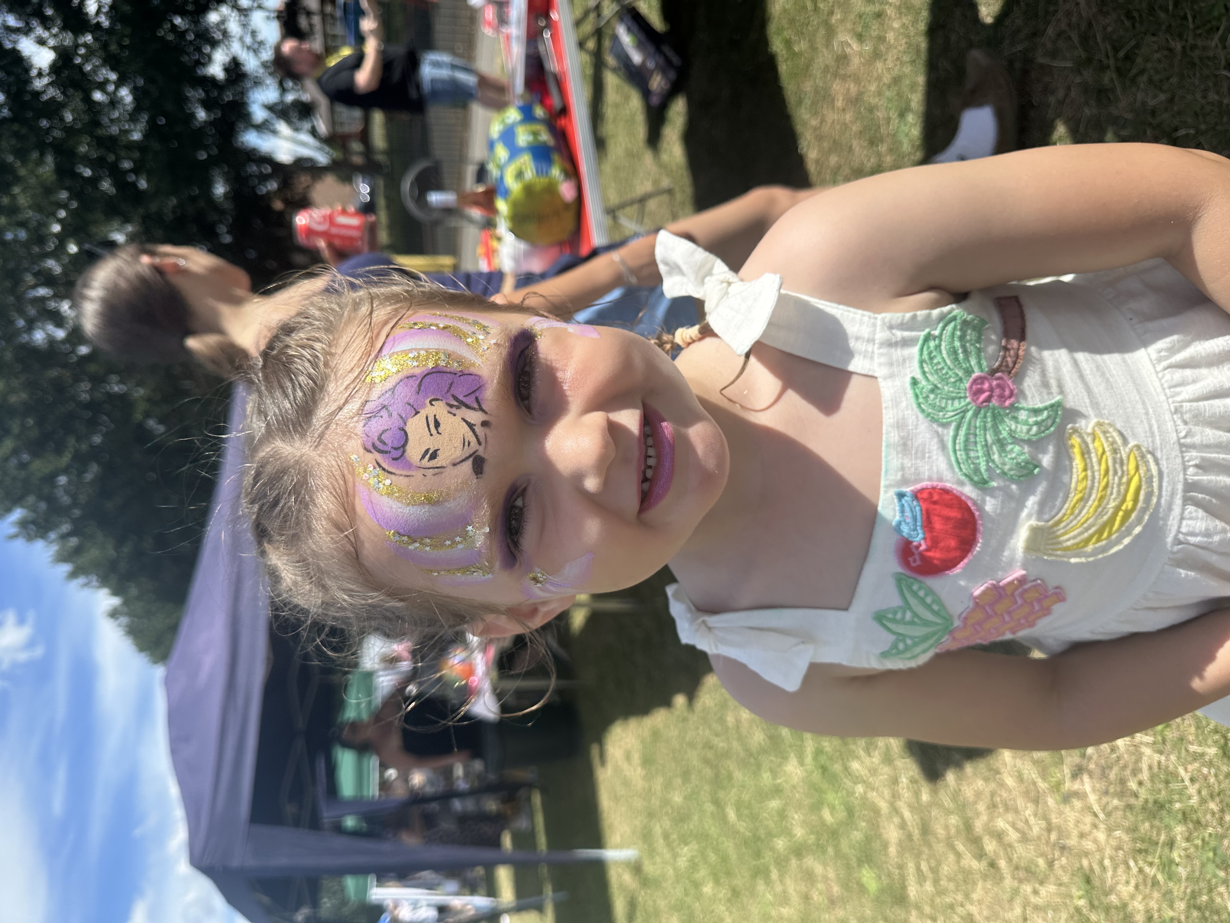 Dazzl face painting work